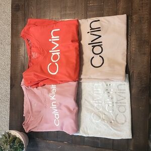 Lot of Womens Calvin Klein Performance Tees XL